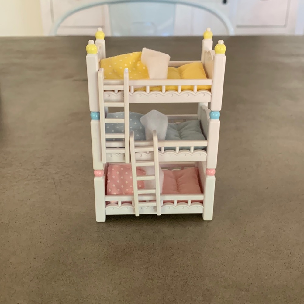 Calico Critters triple bunk bed